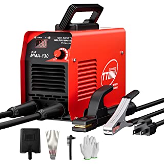 stick welder, Welding Machine 130Amp 110V Plug IGBT Inverter arc Welder With LCD Display Portable welder Machine Efficient fo